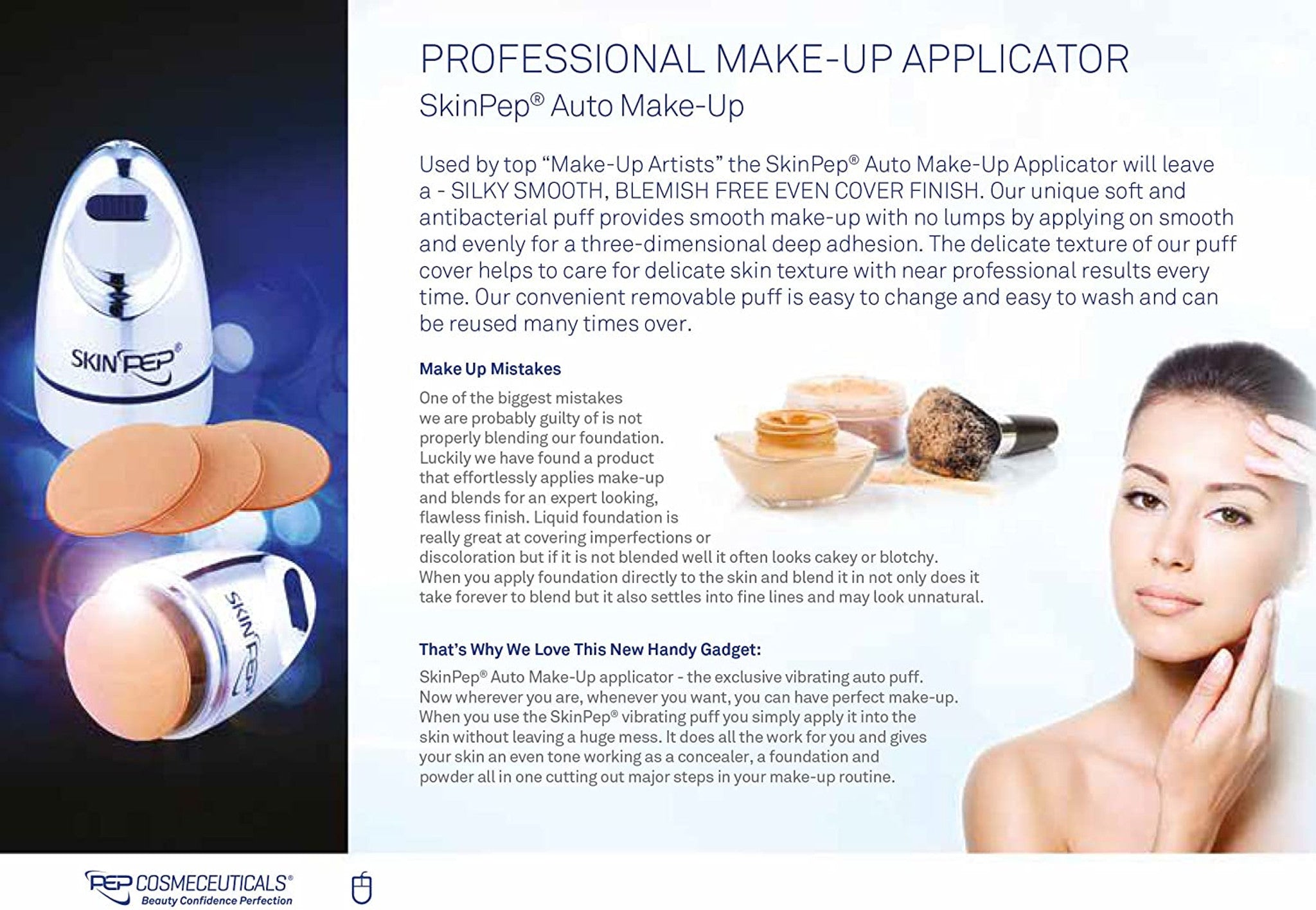 Electronic" Auto Make-Up" Applicator Device