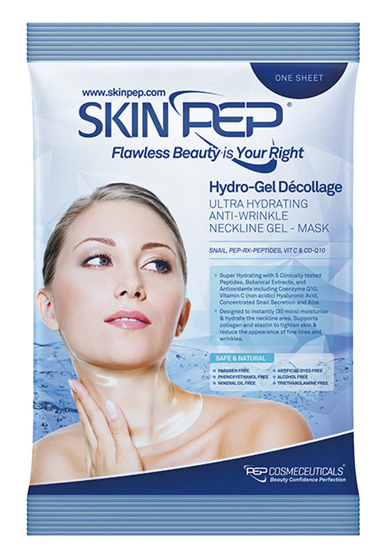 Collagen Decolletage Glow Mask (Peptide & Antioxidant Infused Gel Mask)