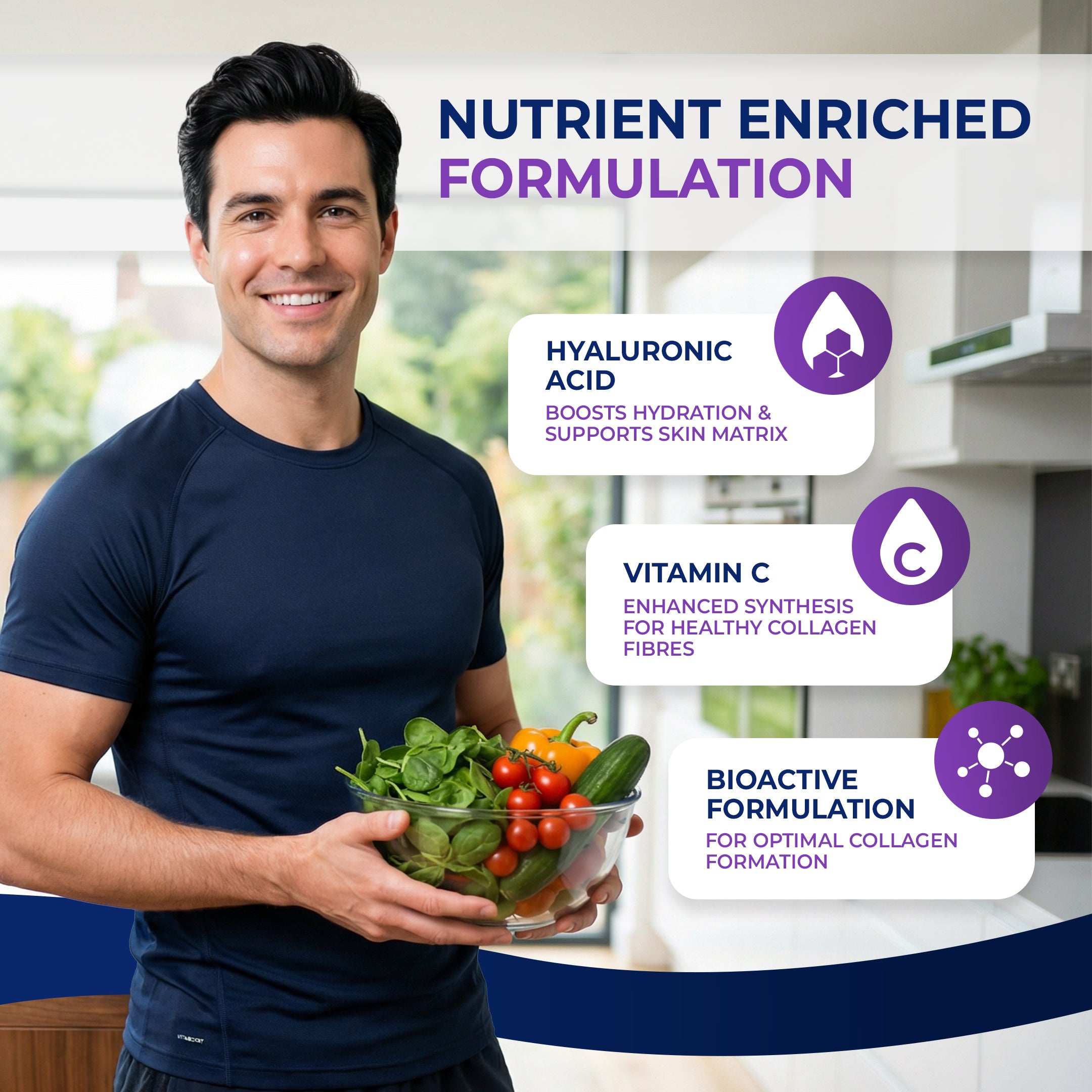 Ultra Purified Collagen Peptide Complex Capsules | 1000 Dalton Bioactive Vitamin C Enhanced Synthesis |Triple Filtered, Double Hydrolysed | Grass Fed Bovine Collagen Supplement For Women & Men | SkinPep