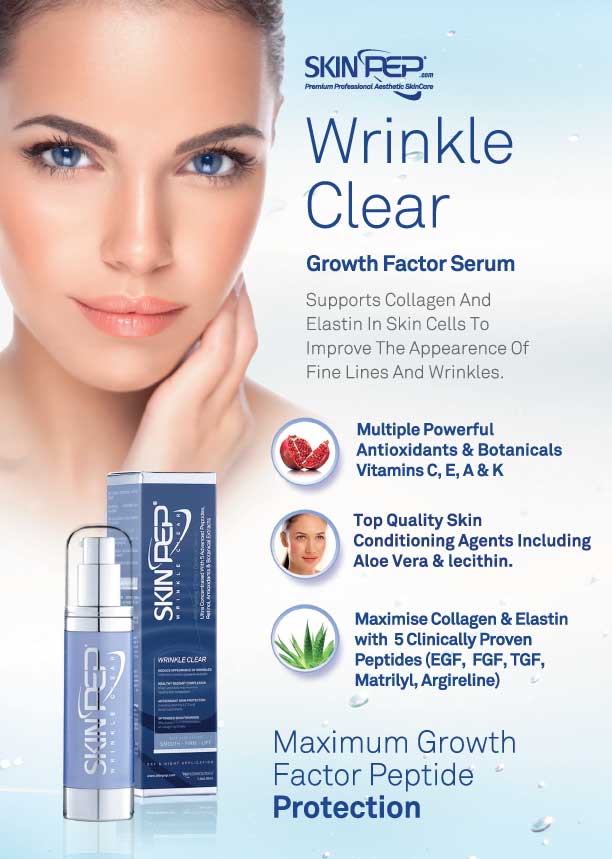 Wrinkle Clear (Peptide Growth Factor Repair) Day Serum