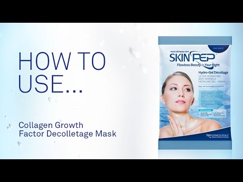 Collagen Decolletage Glow Mask (Peptide & Antioxidant Infused Gel Mask)