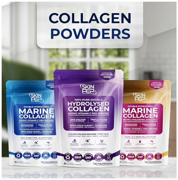 Collagen Powders Bovine & Marine