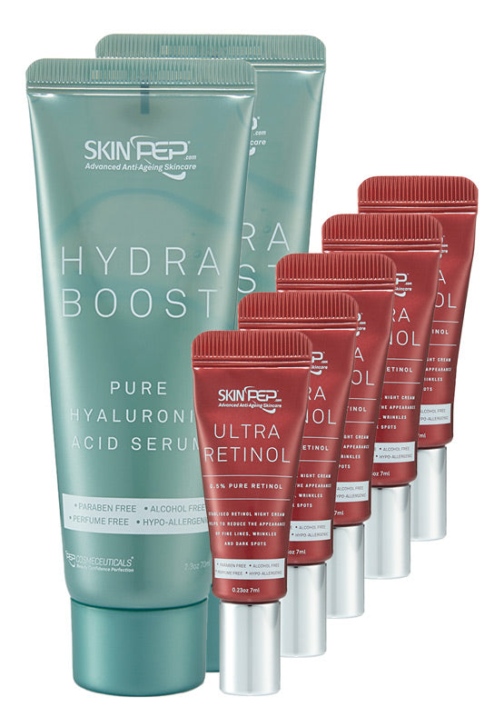 Ultra Retinol 0.5% + Hydro Boost Combo Night Cream (Peptide Growth Factor Resurface)