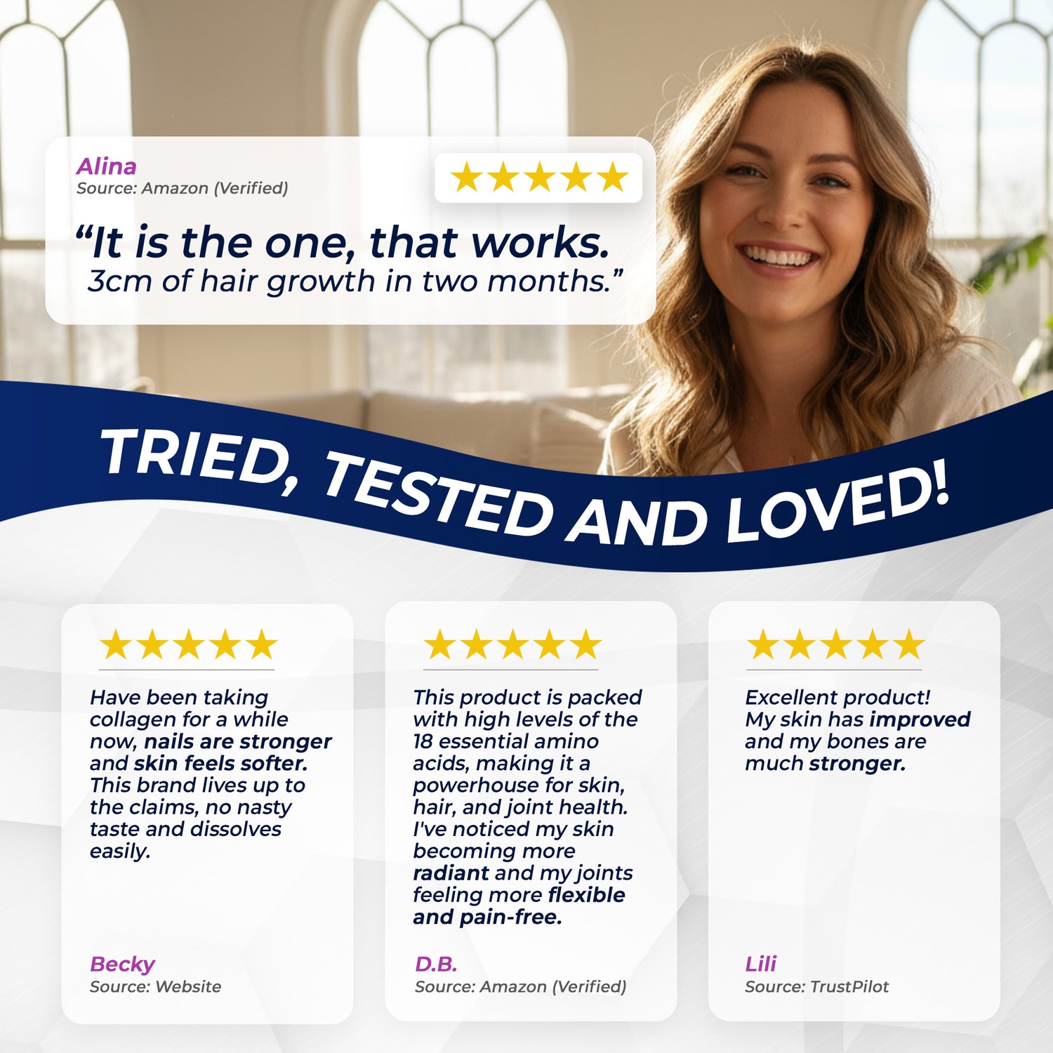 Collagen Peptides Powder | Organic Grass-Fed Bovine Hydrolysate | 2000 Dalton | 400mg Vitamin C | SkinPep