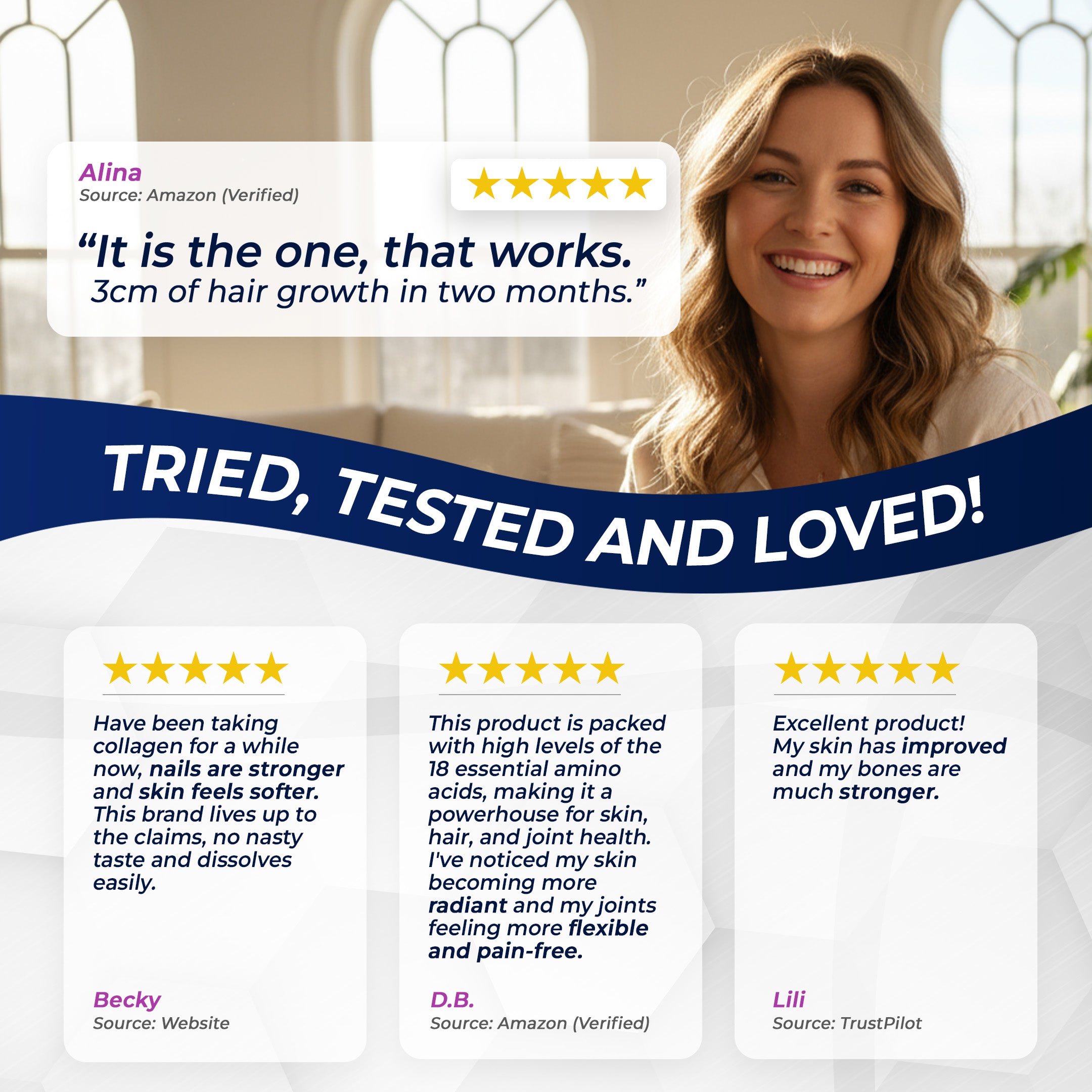 Collagen Peptides Powder | Organic Grass-Fed Bovine Hydrolysate | 2000 Dalton | 400mg Vitamin C | SkinPep