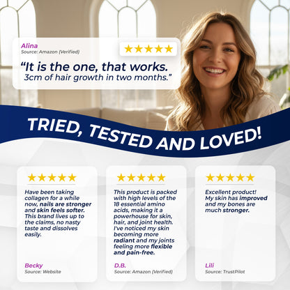 Collagen Peptides Powder | Organic Grass-Fed Bovine Hydrolysate | 2000 Dalton | 400mg Vitamin C | SkinPep