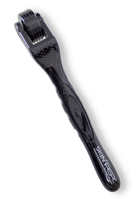 Derma Roller For Eyes - 540 Titanium &amp; Gold Micro Needles 0.3mm By SkinPep®