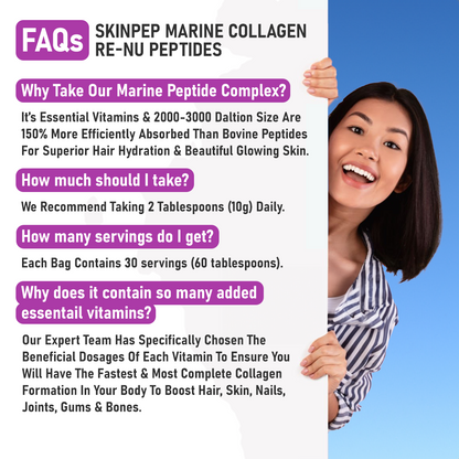 Marine Collagen + Vitamins Peptide Hydrolysate Granules Powder