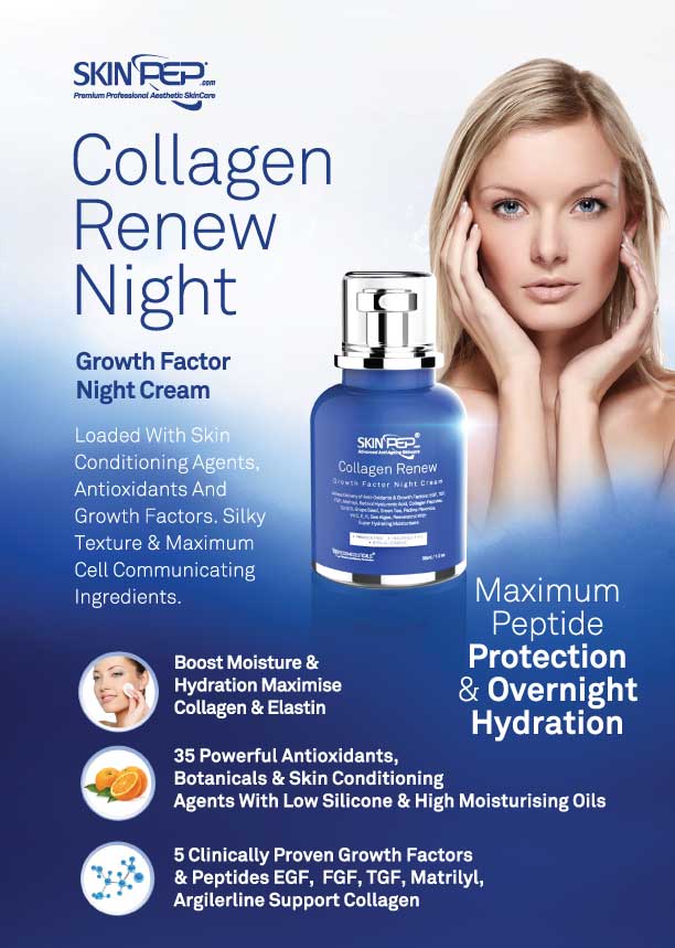 Collagen ReNew Night Cream (Peptide Growth Factors)