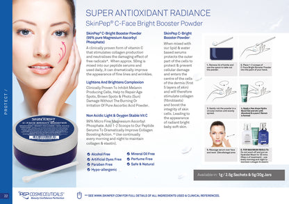 Vitamin C Serum Booster + Hydra Boost - (Vit C Powder + Hyaluronic Acid Serum)