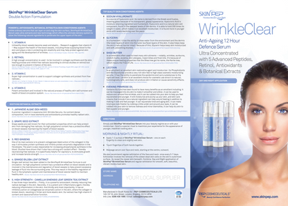 Wrinkle Clear (Peptide Growth Factor Repair) Day Serum